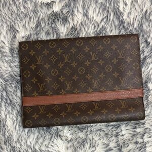 Louis Vuitton Brown Monogram Laptop Bag